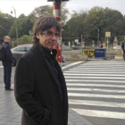 Carles Puigdemont, en Bruselas, el pasado 31 de octubre.