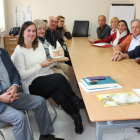 José Miguel Nieto, junto a algunos de los voluntarios de Avbadi y miembros del Ceas.