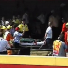 Ayrton Senna llega en camilla al 'pit lane' de Ímola tras su fatal accidente en la curva de Tamburello, en una grabación inédita de 1994.
