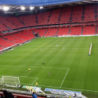 Estadio actual que se construyó pegado al anterior y en el que la Deportiva jugará el sábado. FROC