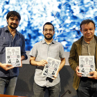 Emilio Gancedo, Javi de Castro y José Manuel Trabado. MARCIANO PÉREZ