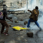Una de las protestas en las calles de Nairobi. KABIR DHANJI