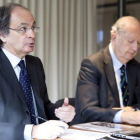 Pere Viñolas y Juan José Brugera, consejero delegado y presidente de Colonial.