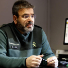 Manuel Cuesta Aller, en su despacho del Cuartel de la Guardia Civil de Astorga. MARCIANO PÉREZ