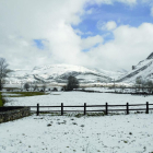 Babia, cubierta de nieve al empezar el calechu.