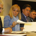 Pedro Puente, Isabel Carrasco, Marcos Martínez Barazón y Antolín de Cela.