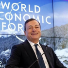Mario Draghi, en Davos.