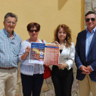 Los organizadores durante la presentación del certamen.