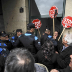 Una protesta ciudadana contra los desahucios.
