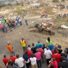 Uno de los momentos espectaculares que se vivieron en el circuito del Trial 4x4. BARRIO PLANILLO