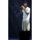 El cantante Sergio Dalma, en un instante del concierto