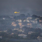 Incendio en Jàvea (Alicante).