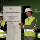 Sánchez Galán, presidente de Iberdrola, el príncipe Felipe, y el presidente valenciano Alberto Fabra.