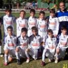 Formación del equipo de la Peña A que milita en la 1.ª División Provincial Benjamín