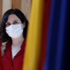 Isabel Díaz Ayuso en un acto oficial en la Comunidad de Madrid. JUAN CARLOS HIDALGO