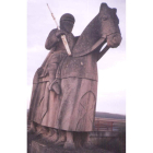 Estatua del puente de la A-6, muy cerca de Benavente.