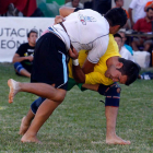 Combate en cuartos de ligeros entre el líder, Víctor Llamazares, y Javier Oblanca.