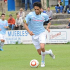 Mateo, en un partido con el Celta B en Barreiro.