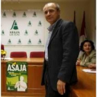 Turrado, ayer en rueda de prensa en las oficinas de Asaja en León