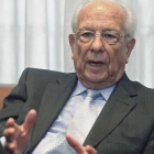El exministro Fernando Ledesma, el pasado miércoles en la capital leonesa.