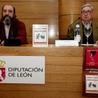 Félix Pérez Echevarría y Joaquín Cuevas Aller, en la presentación de la obra.