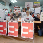 Integrantes de la 'Revuelta de la España vaciada' se reúnen en Madrid para preparara la manifestación del 31 de marzo.