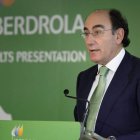 Ignacio Sánchez Galán, presidente de Iberdrola en la presentación de los resultados.
