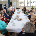 Momento de la jornada de convivencia celebrada ayer. BARREDO