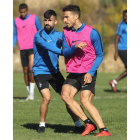 Dani Pichín puede volver al once de la Deportiva ante el filial de Las Palmas. L. DE LA MATA