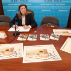 La concejala de Cultura, María Antonia Gancedo, presentó ayer el expositor de Fitur. L. DE LA MATA