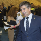 El director general de la policía, Ignacio Cosidó, en una reciente visita a Ávila. RAÚL SANCHIDRIÁN