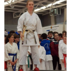 Ana Isabel Tagarro, campeona autonómica de katas. DL