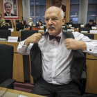 Janusz Korwin-Mikke, en el Parlamento Europeo en enero del 2016