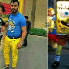 El portero de la selección de fútbol iraní, Sosha Makani, ha sido sancionado por vestir a lo Bob Esponja.