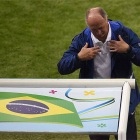Scolari, al finalizar el partido ante Alemania.