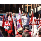 Los secretarios regionales de UGT y CC OO, Temprano y Andrés. NACHO GALLEGO