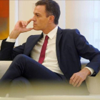 Pedro Sánchez, en una reunión.