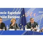 Zapatero, Elena Salgado, Javier Vallés y Díaz Ferrán debaten las necesidades de las empresas europea