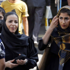 Imagen de un grupo de mujeres iraníes en Teherán. ABEDIN TAHERKENAREH