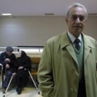Casiano García Nicolás, a la puerta del juzgado que en enero le dio derecho a la reclamación