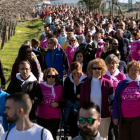 Miles de personas participaron ayer en Huelva en una carrera para homenajear a Laura Luelmo.