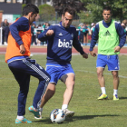 El granadino Carlos Ruiz espera reaparecer en el partido del sábado ante el Lugo.