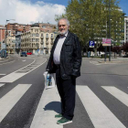 Demetrio Madrid, ayer, en una calle de Zamora. EFE
