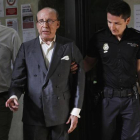José María Ruiz-Mateos, en agosto del 2012, llegando a los juzgados de Palma para declarar.