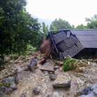 Daños causados por las inundaciones en la provincia de Hoa Binh, en el norte de Vietnam.
