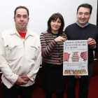 Miembros de la asociación de restaurantes en la presentación.