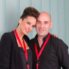 Estefanía Luyk y Luisma Guerra, ayer.