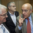 Trías, Mateu y Boi Ruiz, responsables de Sanidad en Cataluña.
