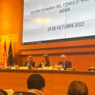 El Consejo Nacional del Agua se reunió ayer en Madrid. DL