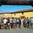 Salida de la prueba absoluta del duatlón-cross de San Pelayo.